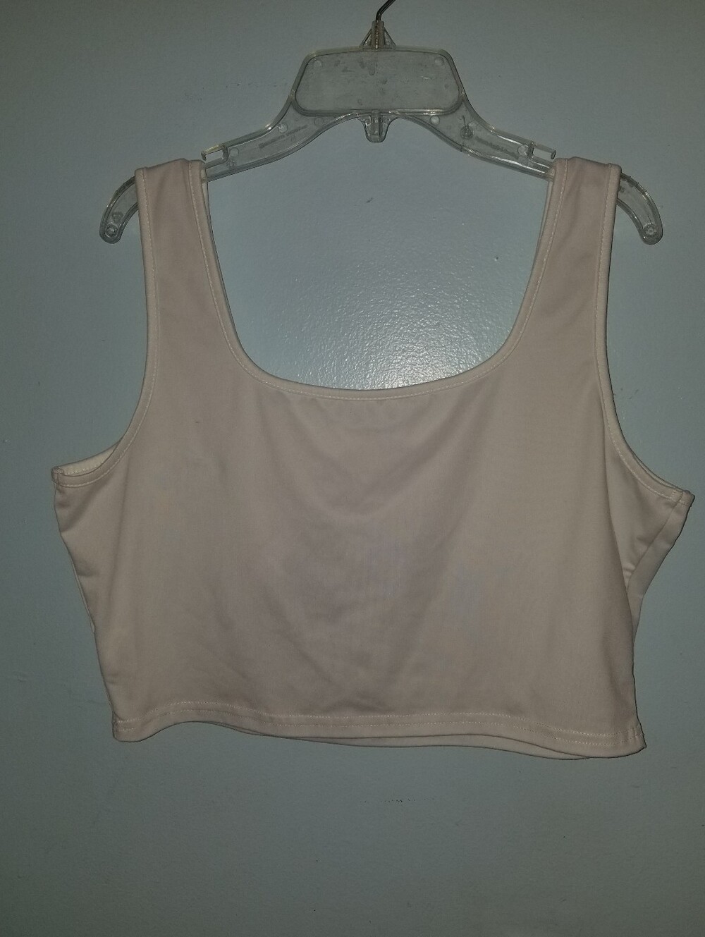 Rodeo Crop Top Tank XL White Black Red Horse Cowboy - Picture 3 of 4
